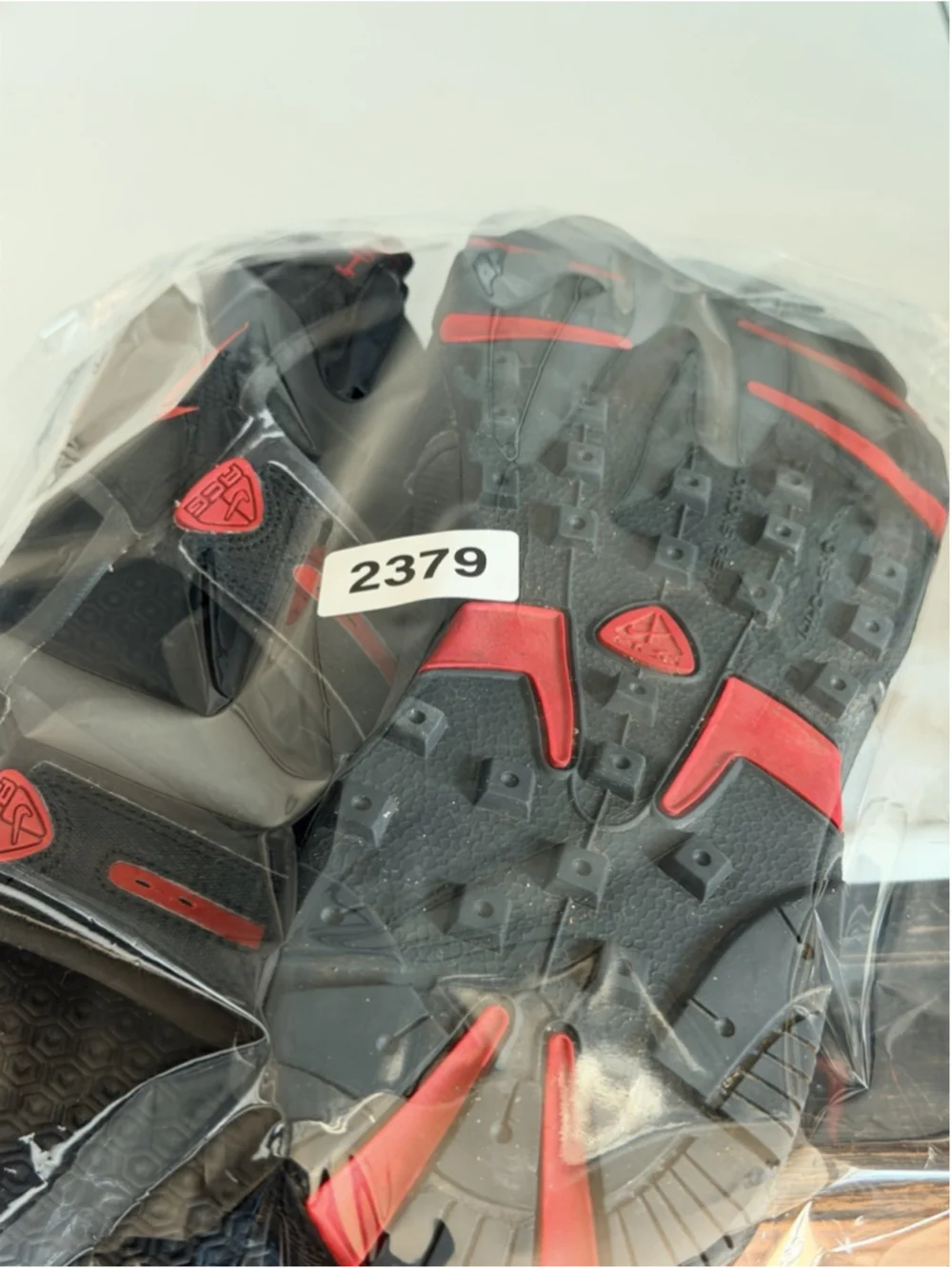 Nike ACG Air Vtg Strap Men’s Sandals Outdoor Black Red Fog Size 15
